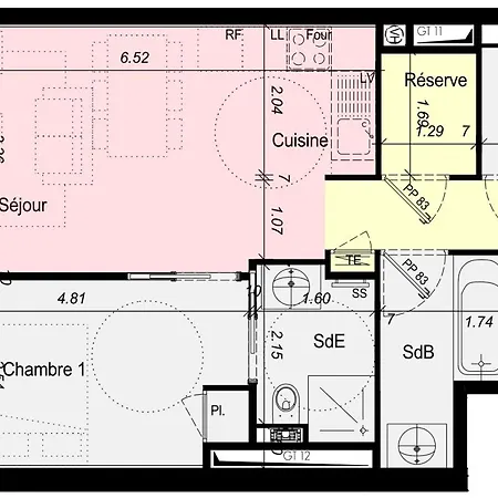Apartment Magnifique Neuf Avec Grande Terrasse Et Parking, Plagne 1800 - Fr-1-455-160